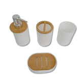 Organizador para Baño color Blanco de Plástico con 4 piezas